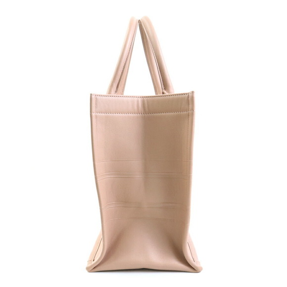 Dior Pink Handbag Book  Tote Leather Christian Beige - Picture 1 of 5